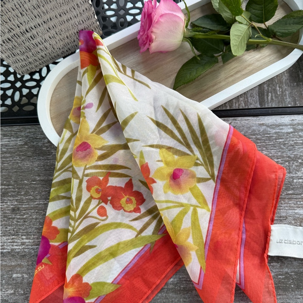 Floral Scarf — Purse Twilly